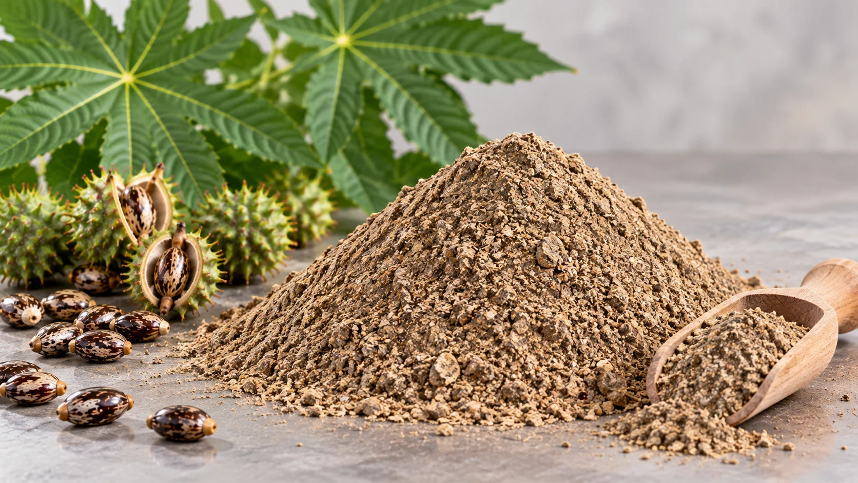 High Protein Castor Meal Powder